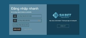 Đăng nhập SHBET trên máy tính